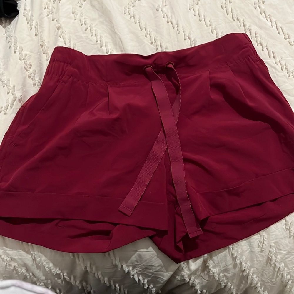 Lululemon maroon shorts